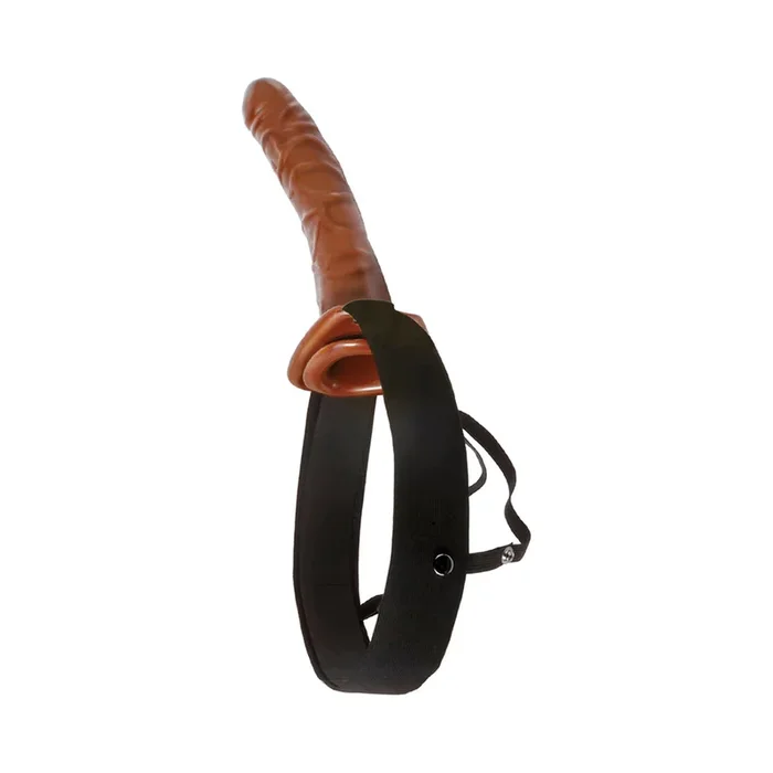 10″ Chocolate Dream Hollow Strap-On
