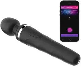 23,3 x 4,4 cm Lovense Domi 2 Mini Wand Massager black – Akku Power