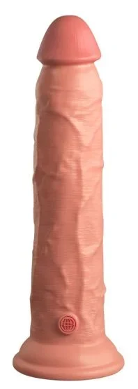 9“ Dual Density Silicone Cock (24,8 cm, Ø 5 cm)