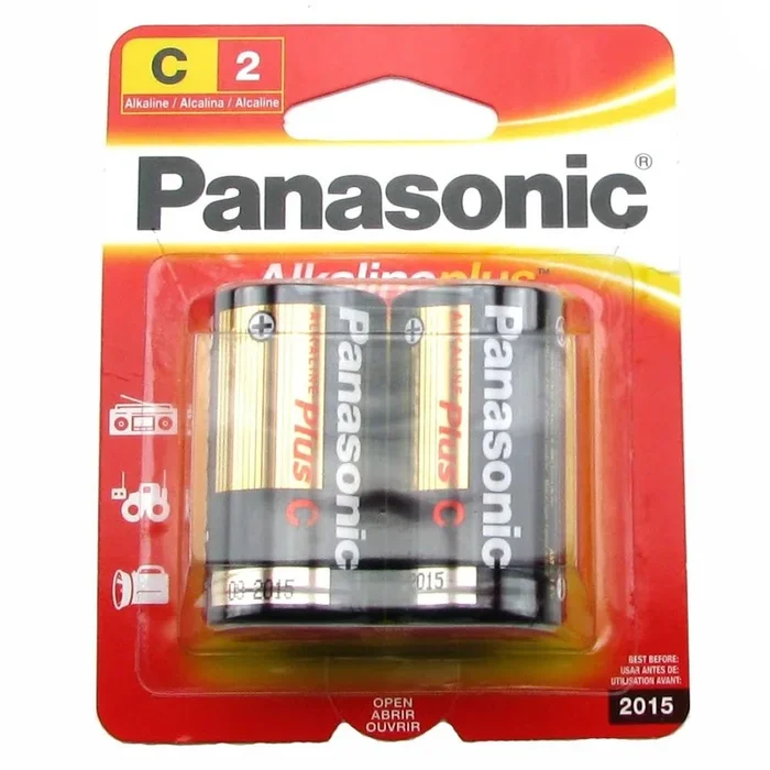 Alkaline „C“ Batteries – 2 Pack