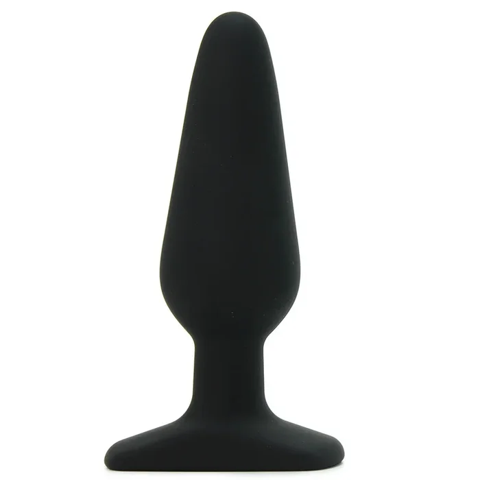 All About Anal Seamless Silicone 5.5″ Butt Plug in Black