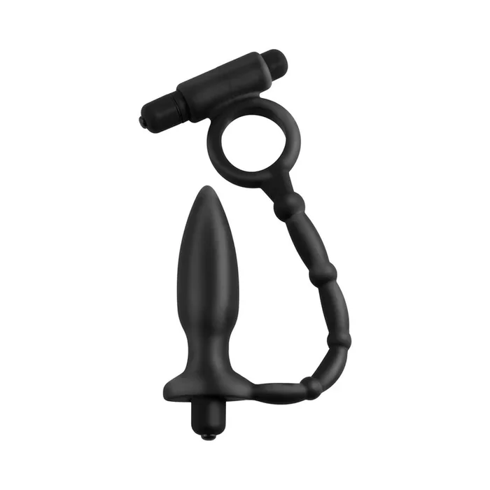 Anal Fantasy Collection Ass Kicker w/Cockring – Black