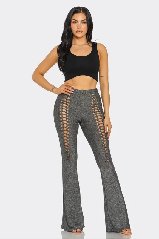 Bear Dance-Open Detail Bell Bottoms*
