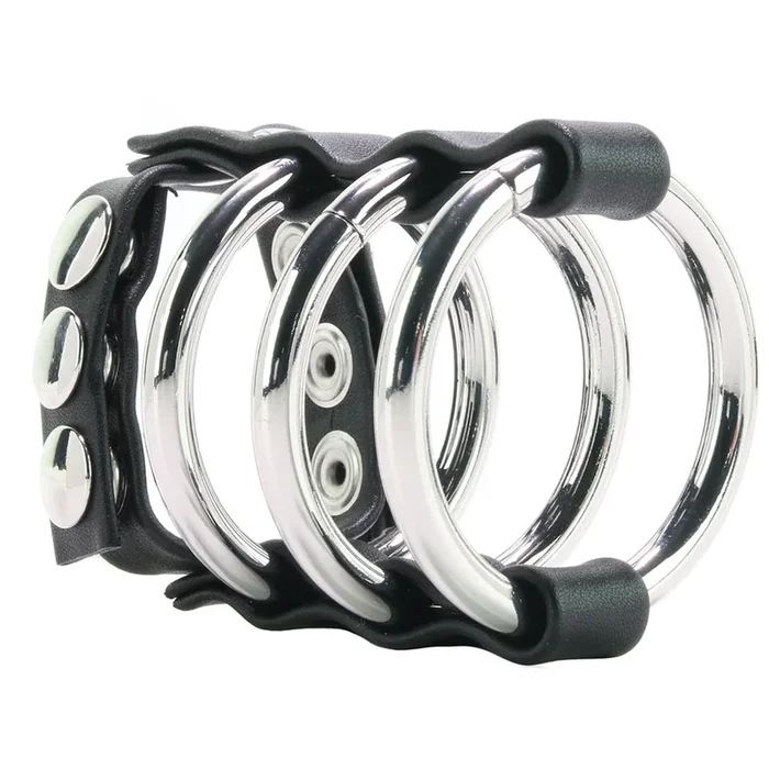 Blue Line Triple Metal C-Ring with Adjustable Ball Strap