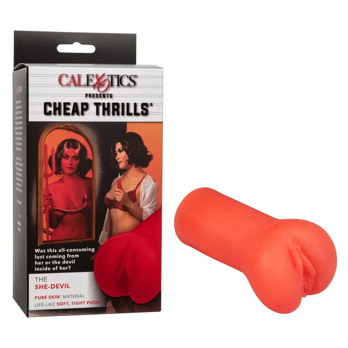 Cheap Thrills The She-Devil Pussy Masturbator – Red
