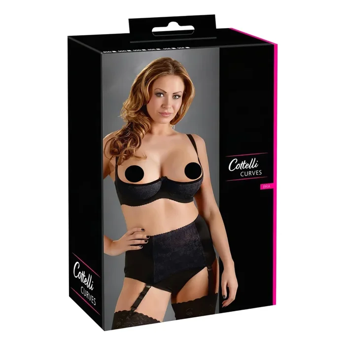 Cottelli Plus Size – Hebe-BH (schwarz) – 90D