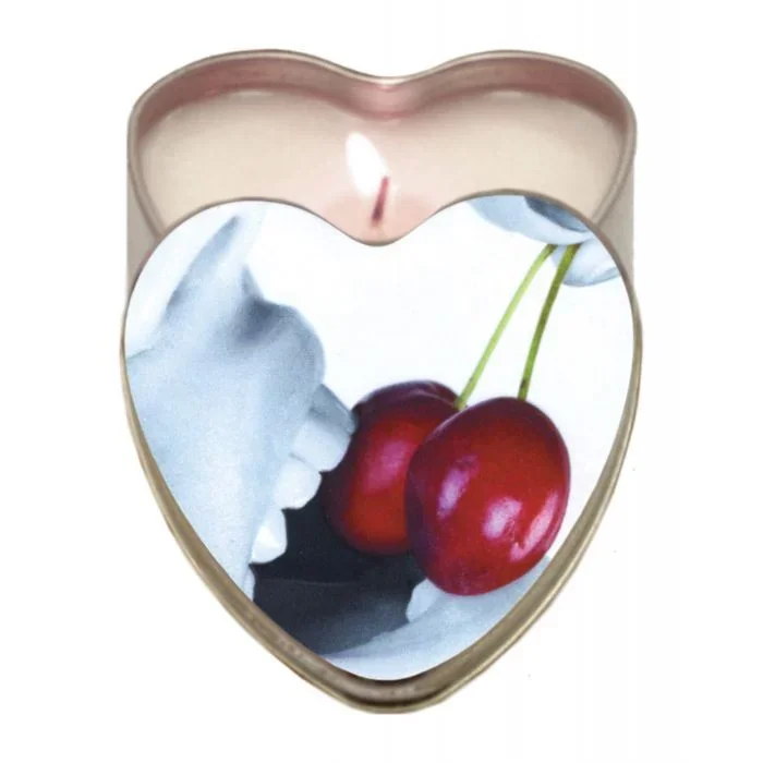 Earthly Body Suntouched Hemp Edible Candle – 4.7 oz Heart Tin