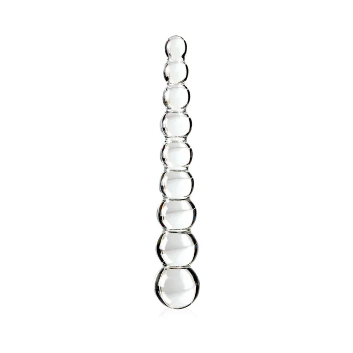 Icicles No 2 Glass Anal Beads Clear