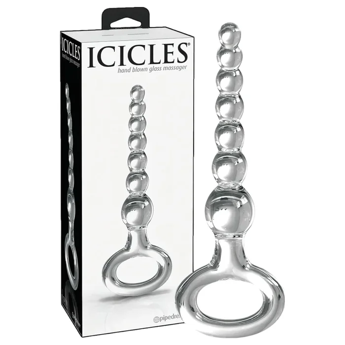 Icicles No. 67 – Kugelglas Dildo (transparent)