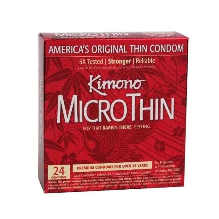 Kimono MicroThin Condoms – 24 Pk