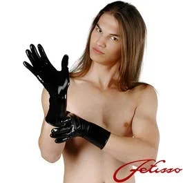 Latexhandschuhe – kurz – M – black