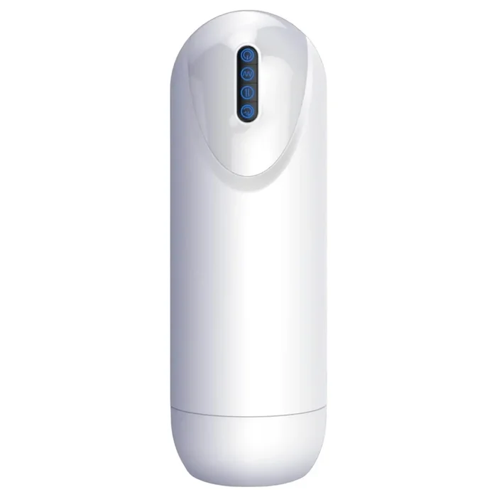 Leopard – Auf-Ab Vibrationsmasturbator (weiß)