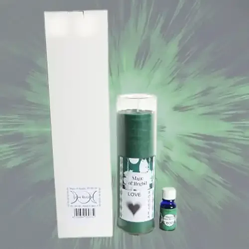 Magic of Brighid – Glaskerzen-Set ‘Love Booster (Liebesverstärker)‘