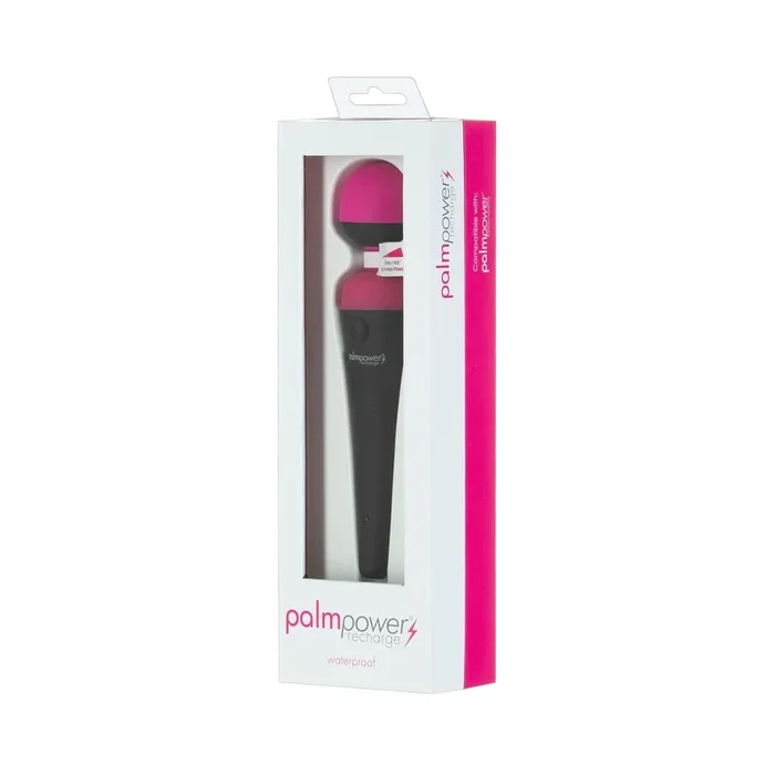 Massagestab »PalmPower« – Body-Vibrator – Wiederaufladbar – Schwarz/Pink