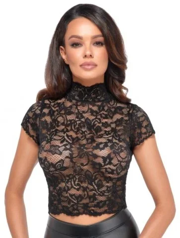 Noir Top Spitze S