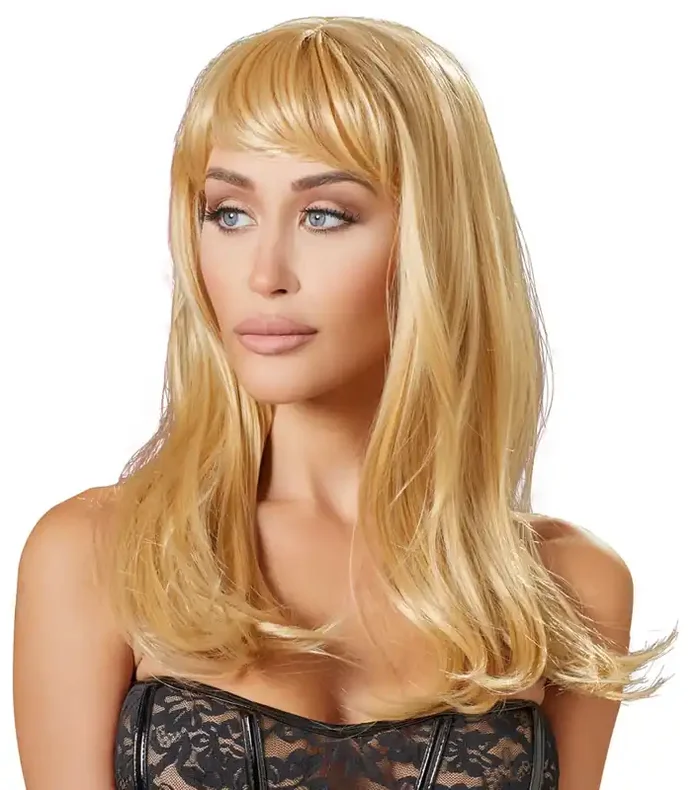 Perücke Lang Blond
