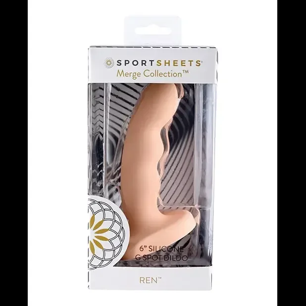 Ren 6in Silicone Dildo Peach