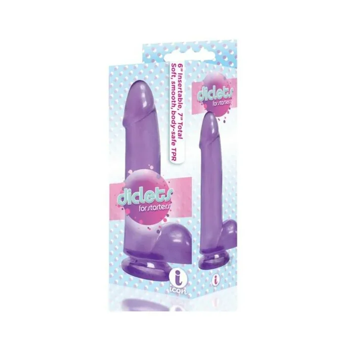 The 9’s Diclets 7″ Jelly Tpr Dong Purple