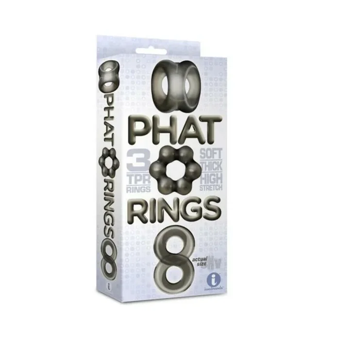The 9’s Phat Rings Smoke 1 Chunky Cock Rings