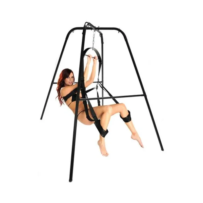Trinity Ultimate Sex Swing Stand Black