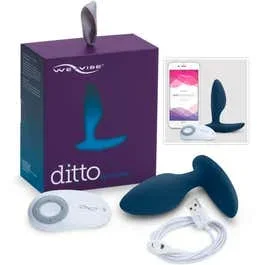 WE VIBE – 9 x 3,2 cm WE Vibe Ditto Plug blue – App gesteuerter Vibrator / Plug| AKTION