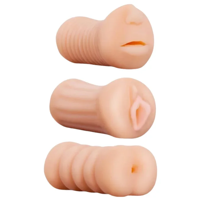 XXX To GO Juicy Set – Vagina, Mund, Anus Masturbator (3-tlg.)